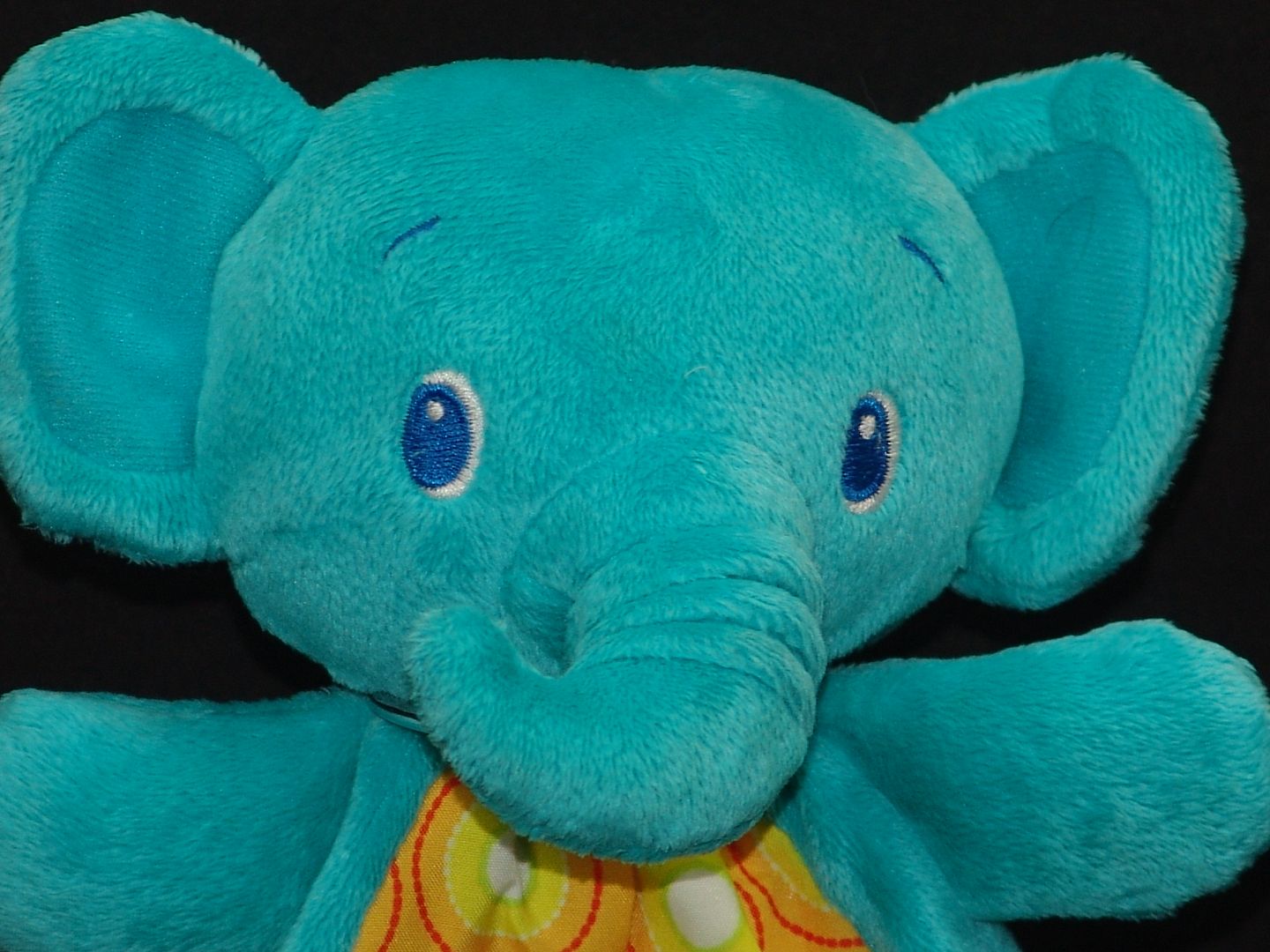 teal elephant stuffed animal